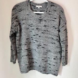 Madewell Sweater - Wool - 3/4 length sleeves - Gray - Size M